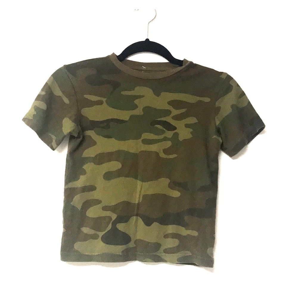 Circo | Camo / Army Print Crop Top